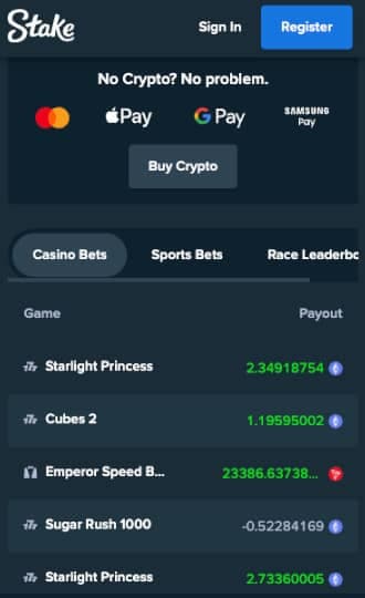 Stake screenshot
