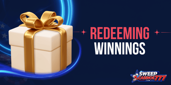 redeeming winnings from sweepstakes