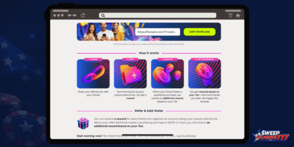refer a freiend on FreeSpin Casino