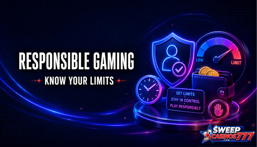 Responsible gaming tools and limits at sweepstakes casinos