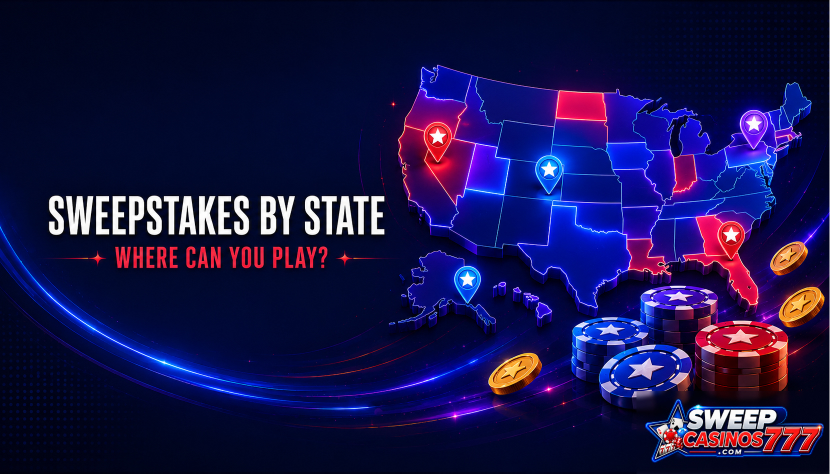 Sweepstakes casino legality by US state